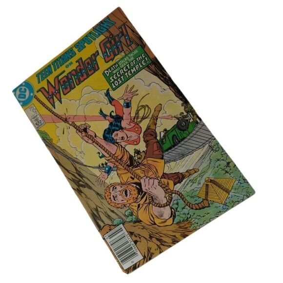 DC Comics 1987 Teen Titans Spotlight Wonder Girl July Secret of the Lost Temple. - Picture 7 of 12